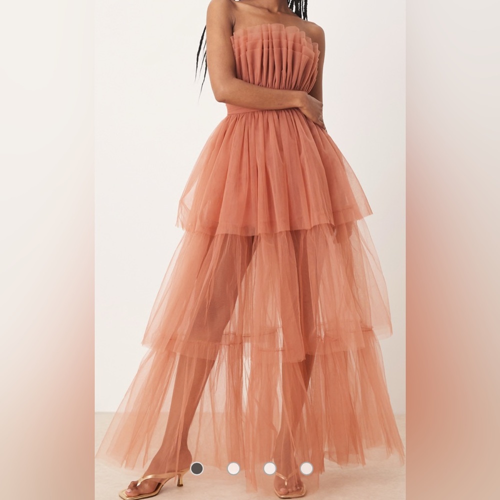 Lace & Beads High Low Maxi Dress